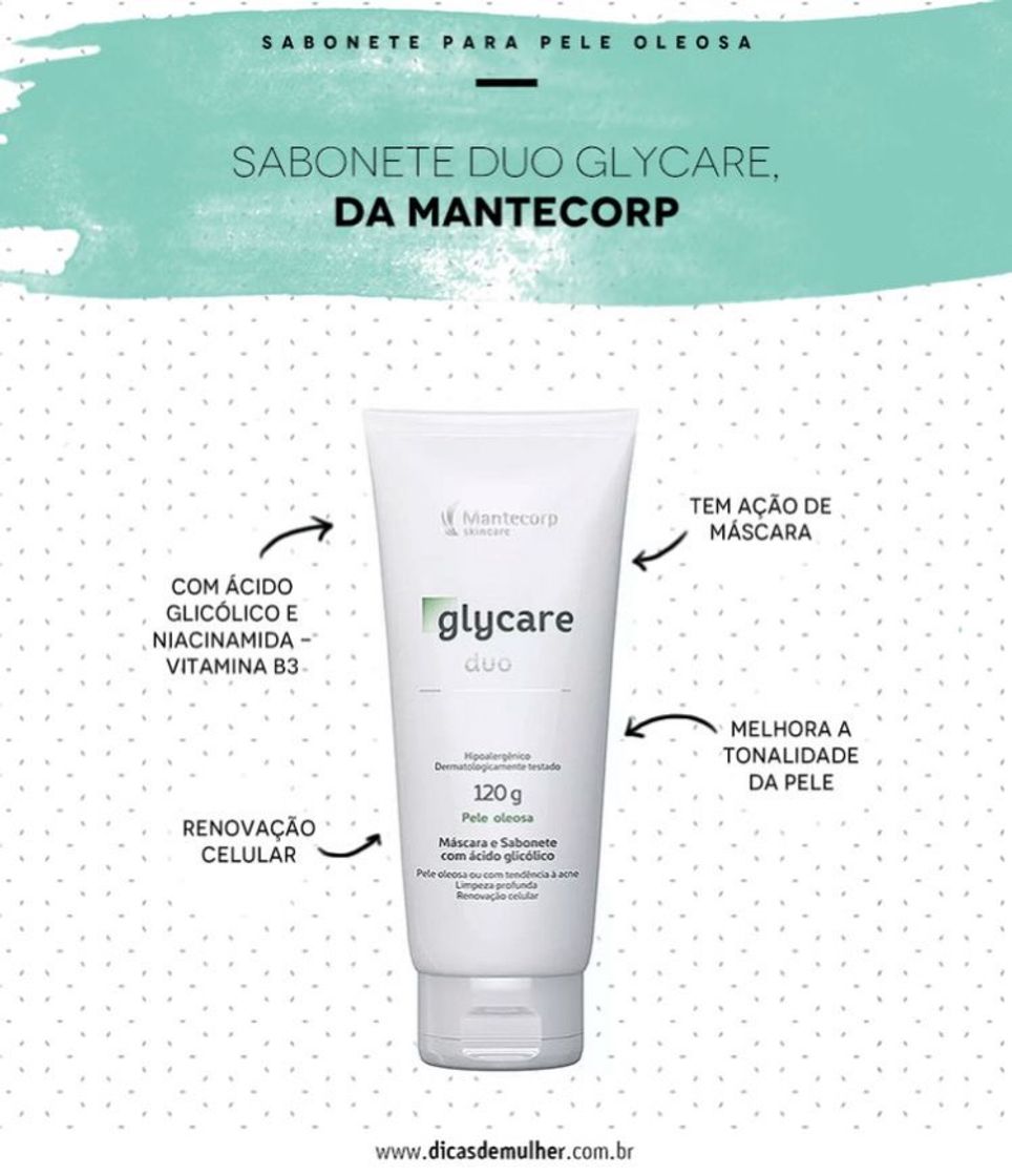 Fashion Sabonete glycare duo para peles oleosas