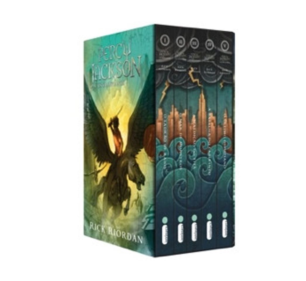 Moda Box de livros Percy Jackson