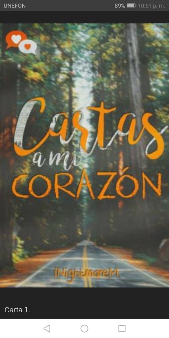 Book Cartas a mi corazón.