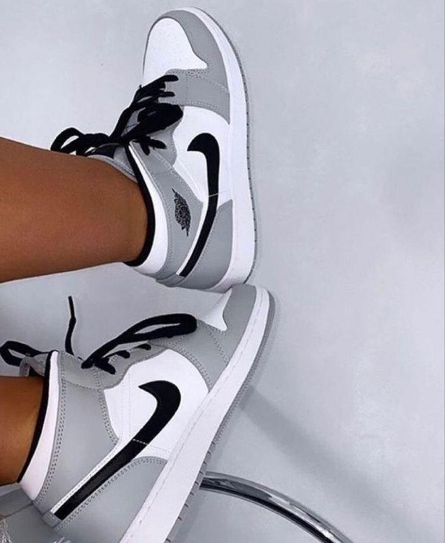 Social Air Jordan 1 Mid Light Smoke Grey 🤍