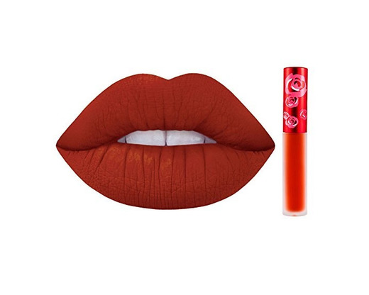 Pumpkin matte lipstick 