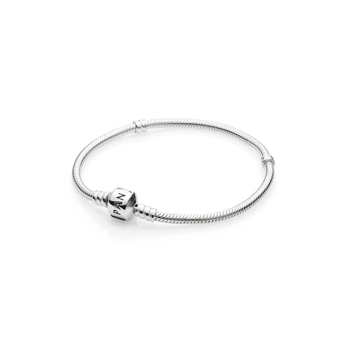 Social Pulsera Moments en plata de ley Rígida cierre deslizante