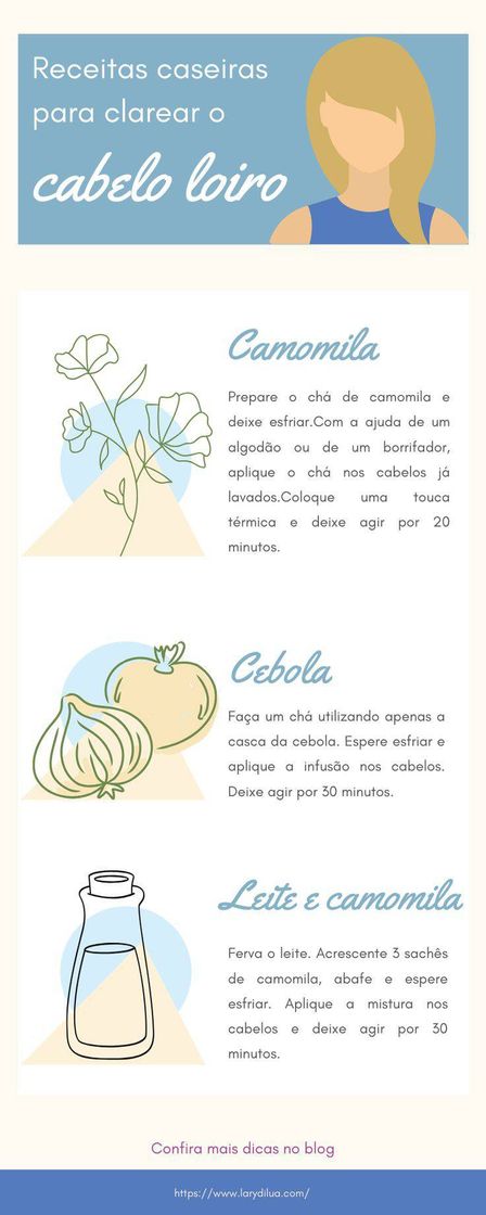 Moda COMO CLAREAR O CABELO NATURALMENTE