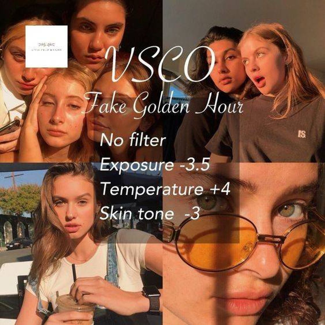 Moda Edição VSCO "Golden hour"