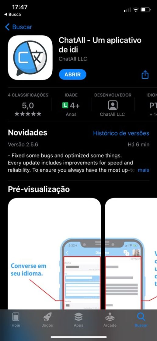 App APP PARA CONVERSAR TRADUZINDO MENSAGENS 