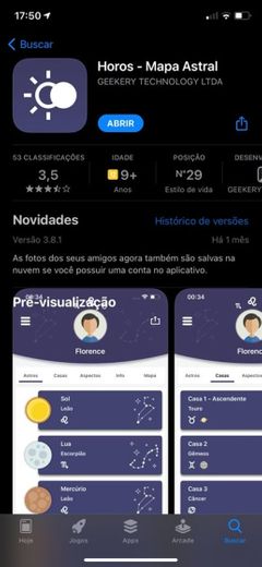 APP QUE MOSTRA TUDO SOBRE O SEU MAPA ASTRAL.