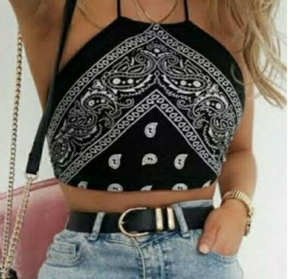 Fashion Cropped Bandana