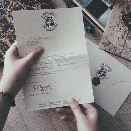 Carta para Hogwarts