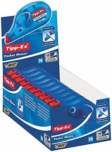 BIC Tipp-Ex Pocket Mouse - Cinta correctora de 4,2 mm x 10