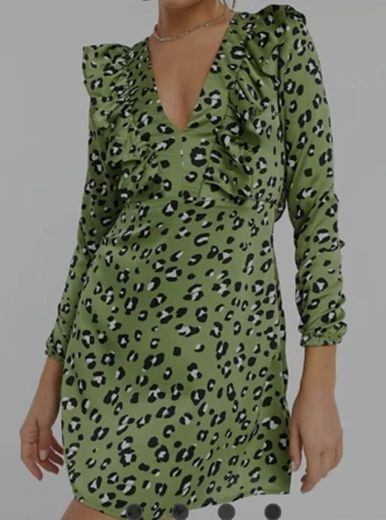 Vestido print animal