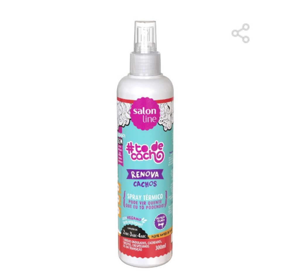 Fashion Spray Térmico #todecacho Renova Cachos Salon Line 300ml