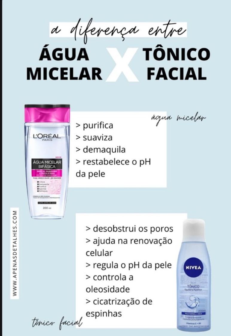 Fashion Água micelar x tônico facial 