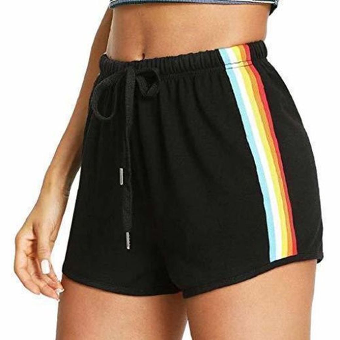 Social SHOBDW Las Mujeres de Moda señora de la Cintura elástica Verano sólido