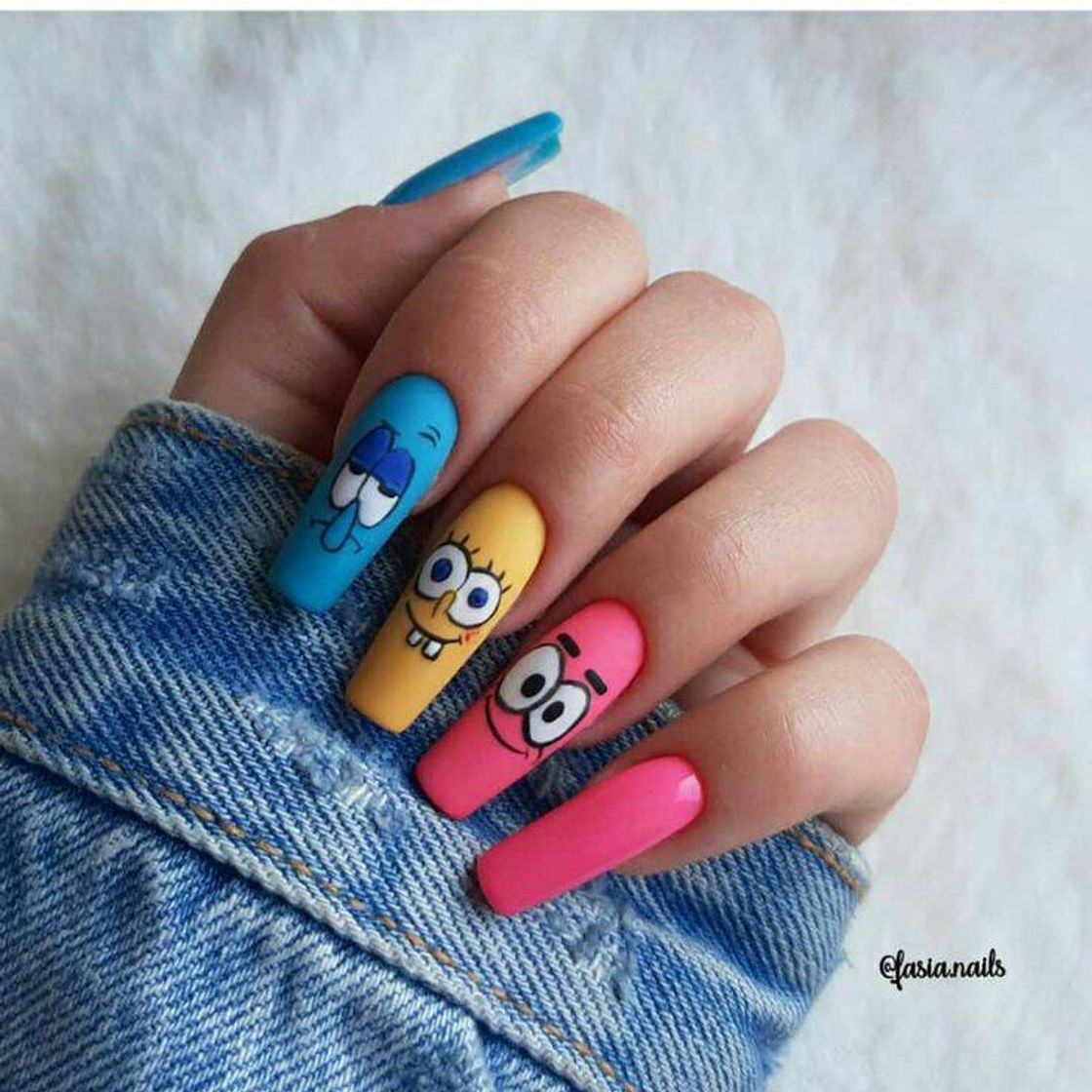 Social Unhas Bob esponja