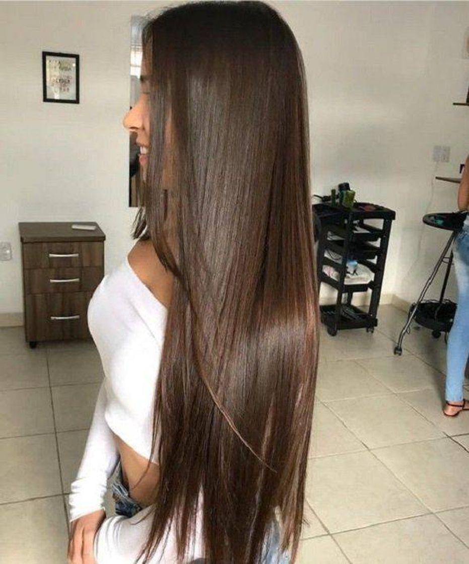 Moda Cabelo castanho longo