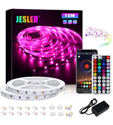 JESLED - Tira de luces LED para dormitorio, tira de ... - Amazon.com