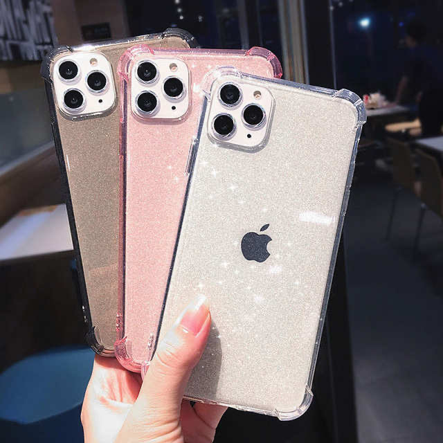 Products FUNDA IPHONE 7PLUS ROSA DE SILICONA CON PURPURINA ✨