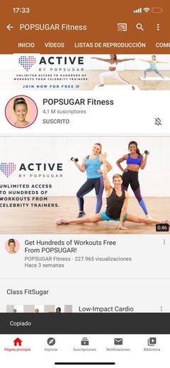 POPSUGAR fitness