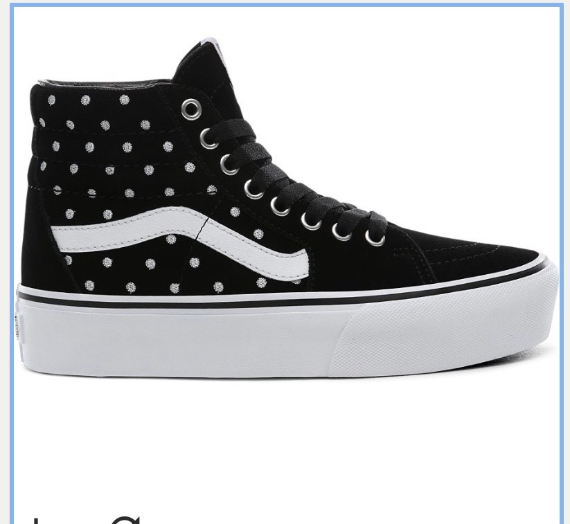 Product Zapatillas con plataforma Polka Dot SK8-Hi 2.0 de ante