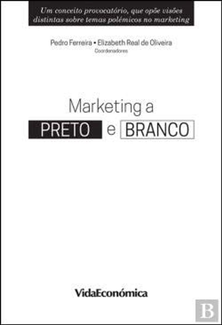 Book Marketing a Preto e Branco