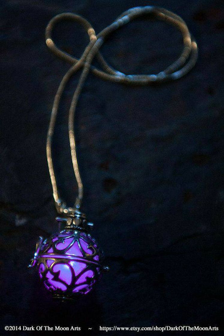 Social Colar com pedra roxa