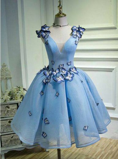 Vestido azul borboleta🦋💙