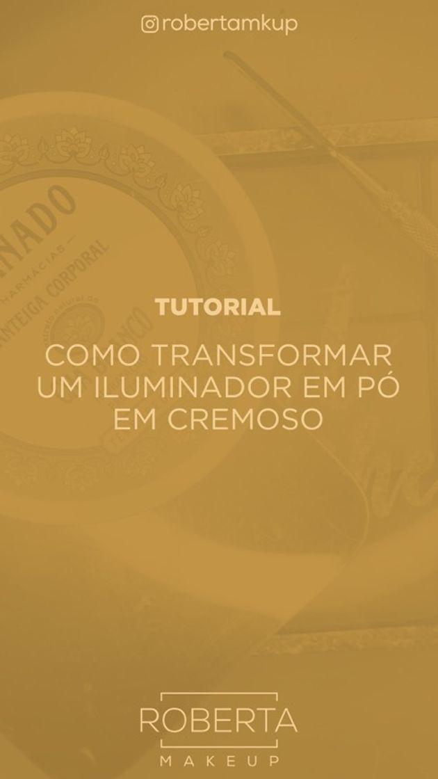 Moda Como transformar iluminador em pó em cremoso.