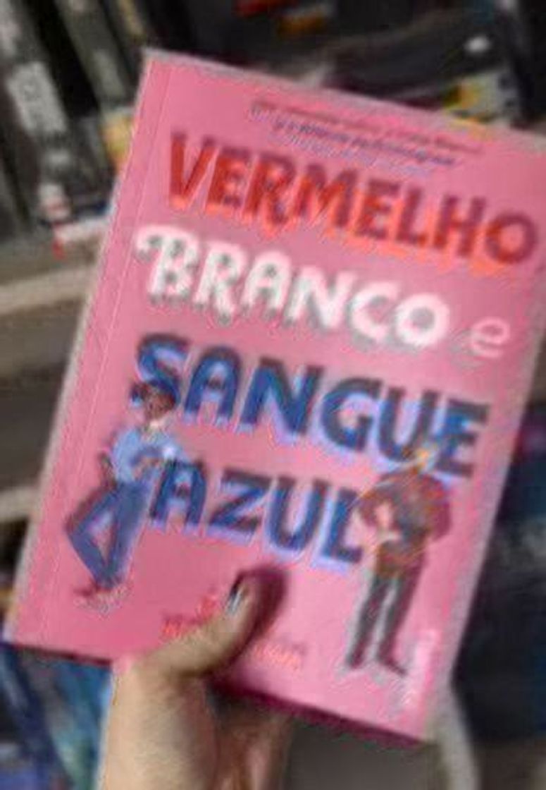 Book Vermelho Branco e Sangue Azul