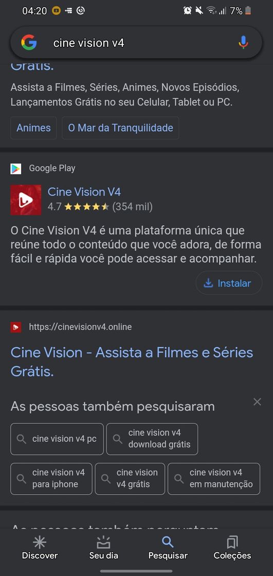 App Cine vison v4