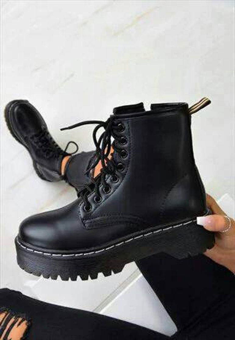 Moda Bota coturno