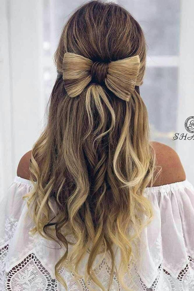 Moda Penteado de lacinho