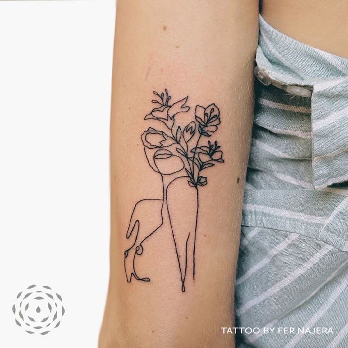 Fashion Flower tattoo