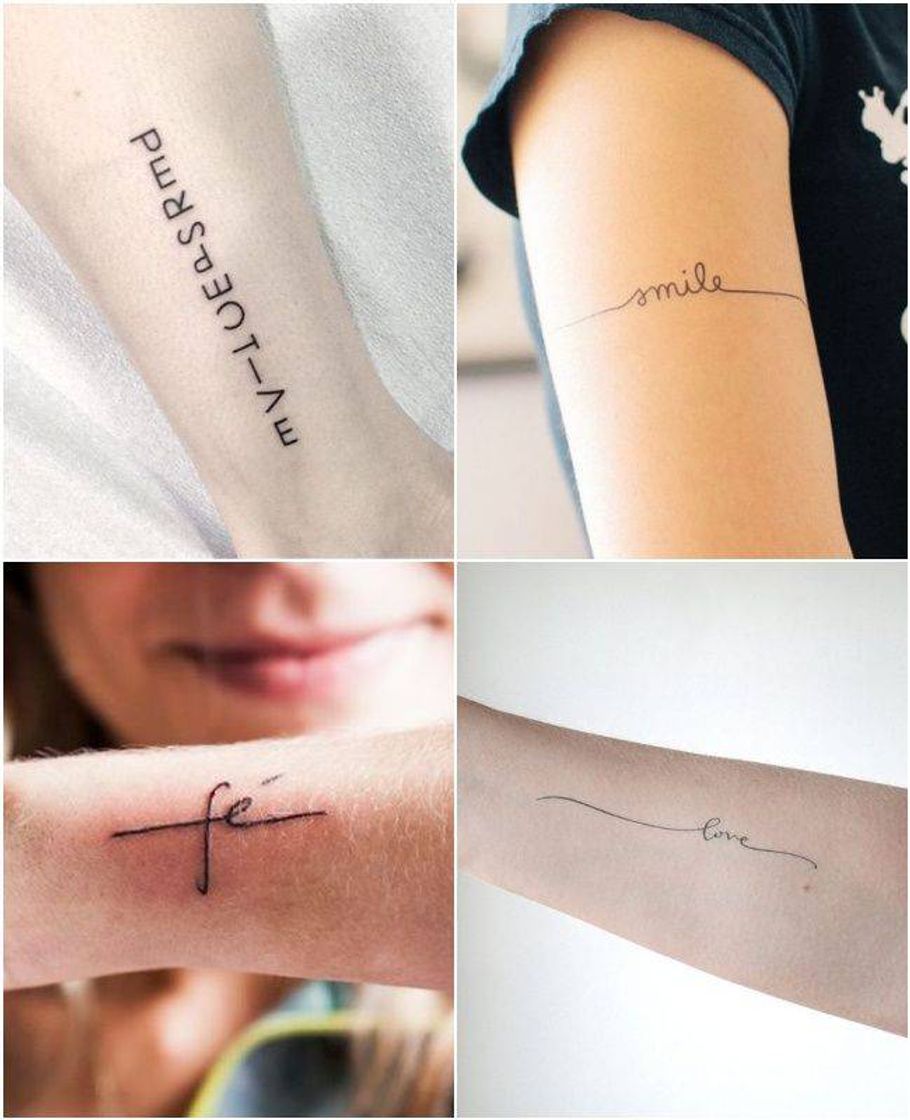 Fashion Delicadas tatuagens 