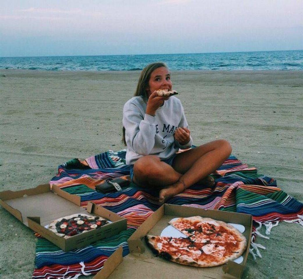 Fashion Pizza na praia 