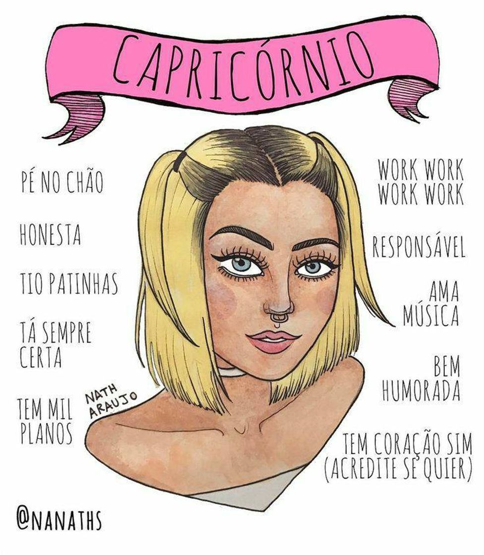 Social Menina de capricórnio 