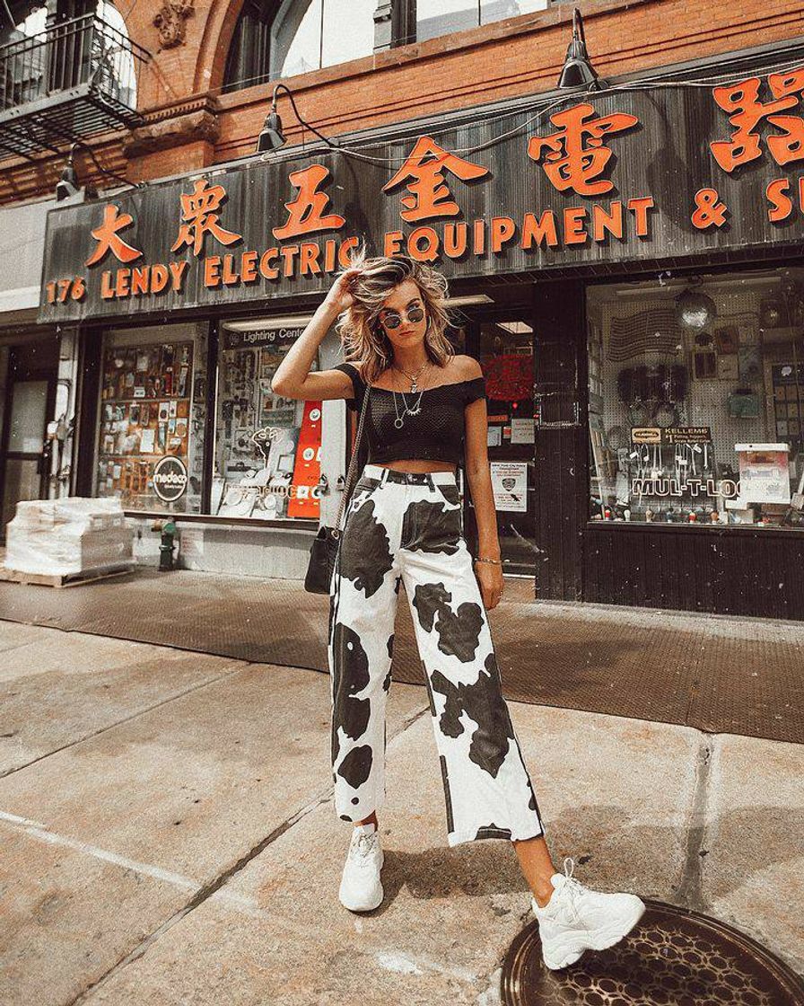 Social Calça jeans cow 