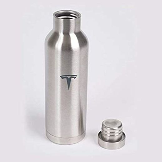 Tesla Motors Silver Stainless Bottle B01EBBAPIU 