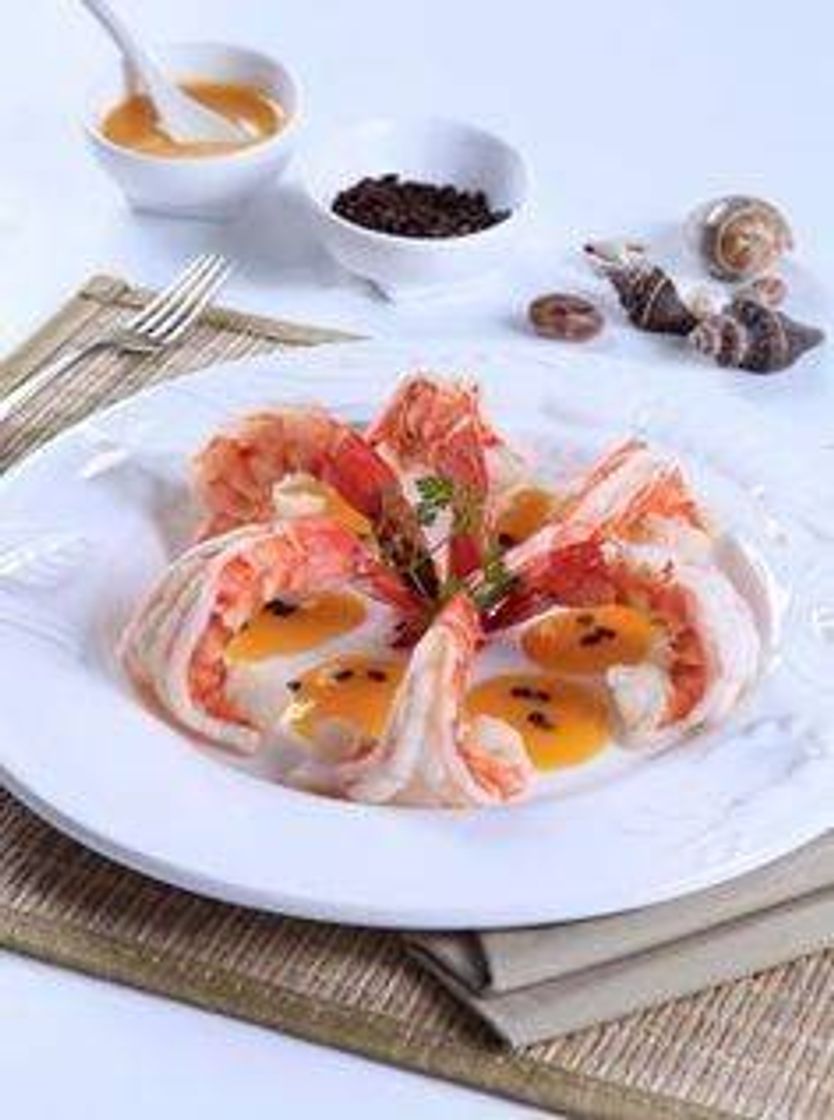 Social Receita de camarão com manga