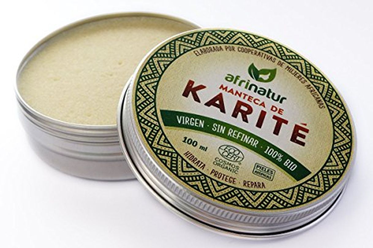 Products Manteca de karité sin refinar Afrinatur · pura · 100% BIO Ecológica