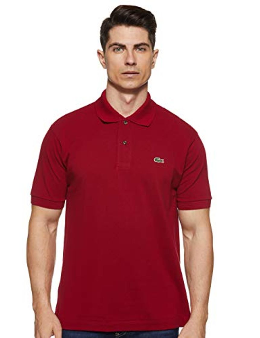 Moda Lacoste L1212 Camiseta Polo, Rojo