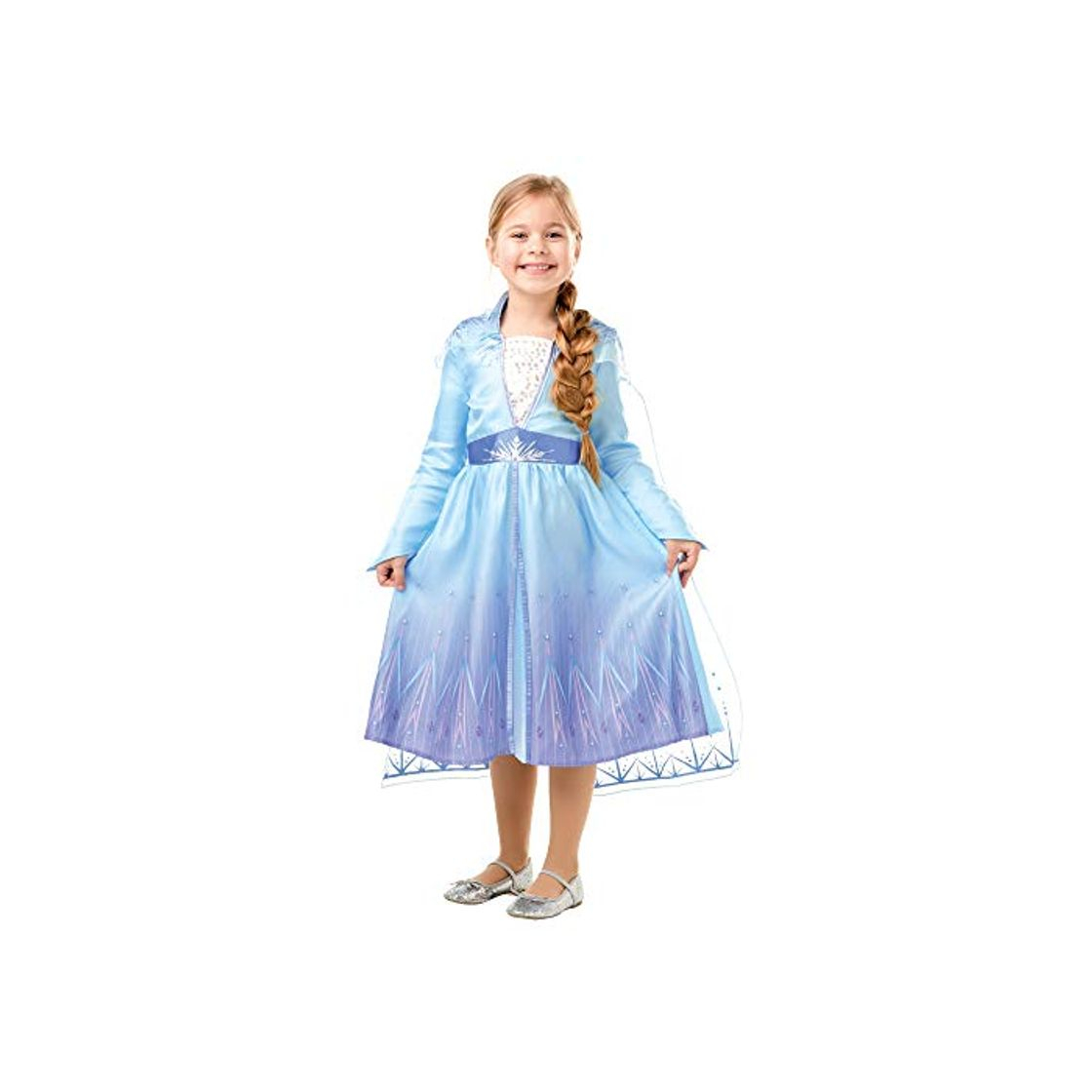 Product Disney, Elsa Travel Frozen2 Classic - Disfraz de Elsa Travel, Multicolor, L