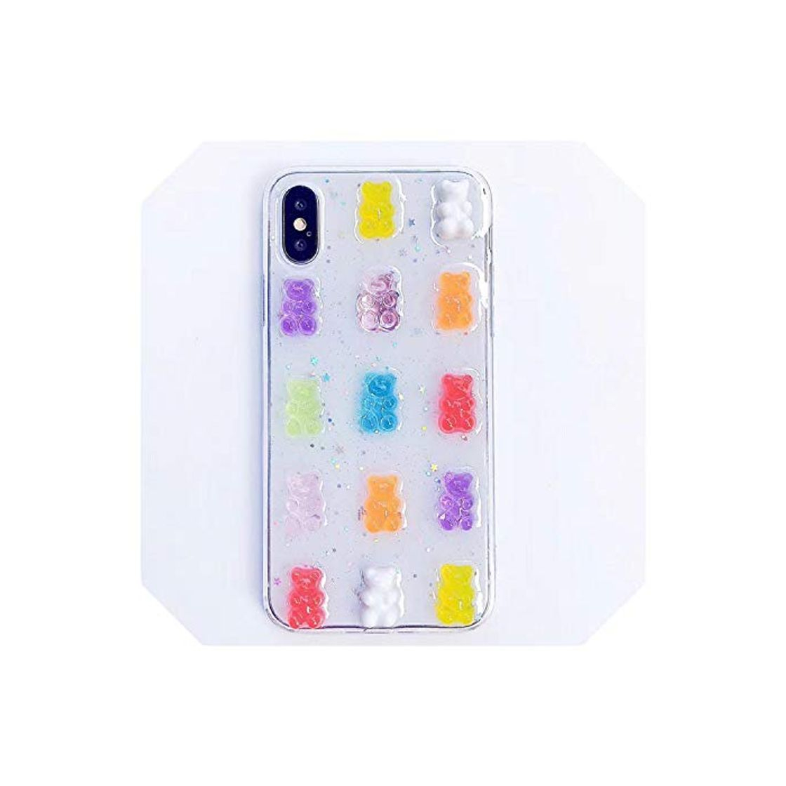 Social Funda para iPhone 11 11Pro MAX Gummy Bear Candy Color Carcasa para iPhone X 6 6S 7 8 Plus XS MAX XR
