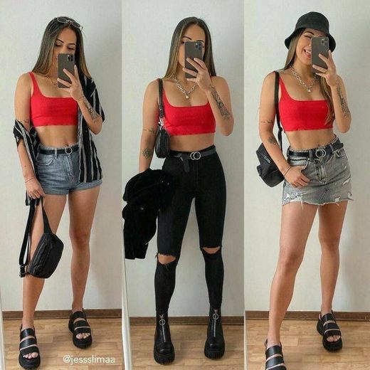 Looks com cropped♥️