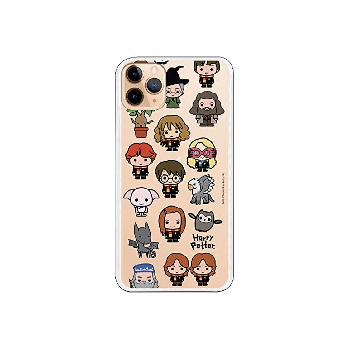 Social Funda para iPhone 11 Pro MAX Oficial de Harry Potter Personajes Iconos