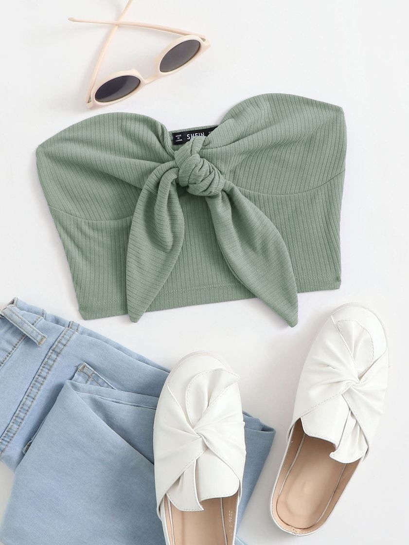 Moda Verde menta simples💚