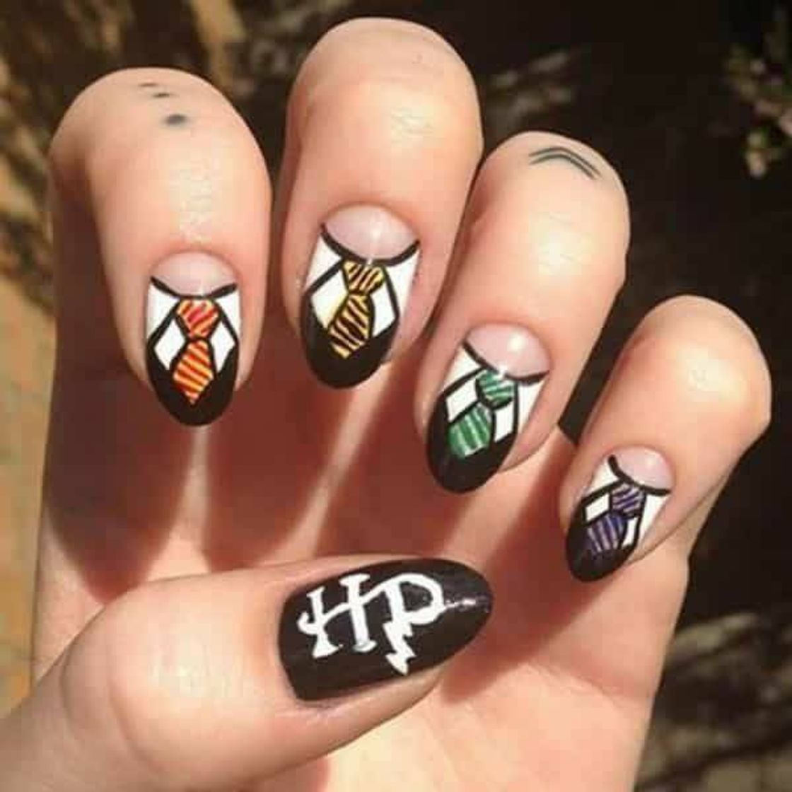 Moda Unhas tema Harry Potter