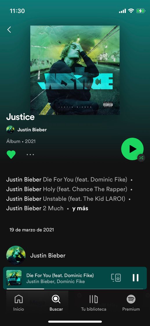 Canción Justice