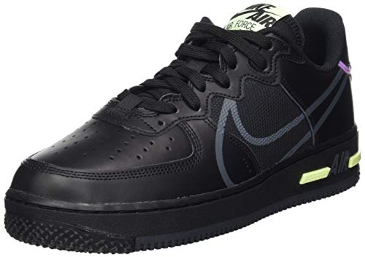 Products Nike Air Force 1 React, Zapatillas de básquetbol para Hombre, Negro