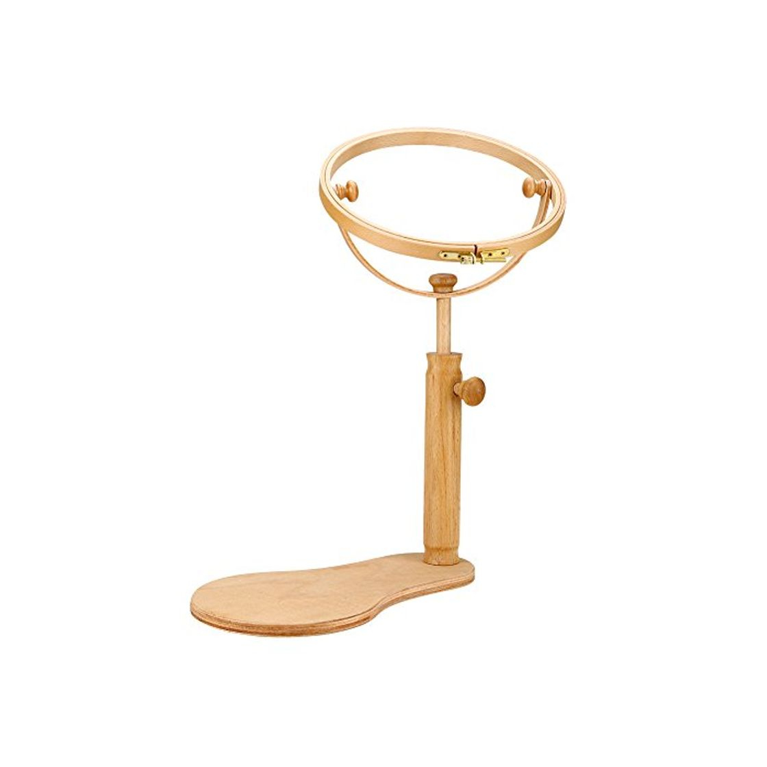 Social FTVOGUE Soporte de Bordado Aro de Madera Rotación de 360 ° Punto