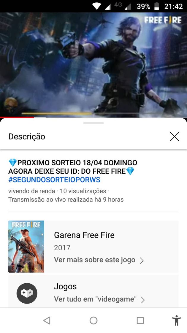 Social PROXIMO SORTEIO 18/04 DOMINGO AGORA DEIXE SEU ID: DO ...